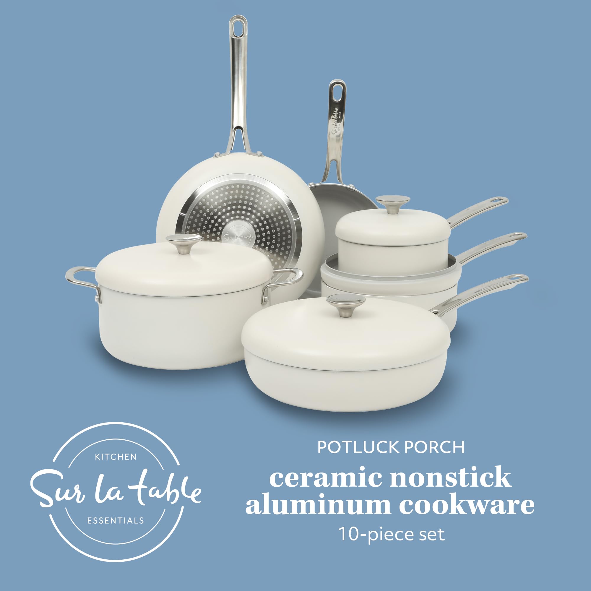 TKS POT 【蓄光】グローホワイト　3個セット Amazon.com: Sur La Table Kitchen Essentials Potluck Porch 10 Piece